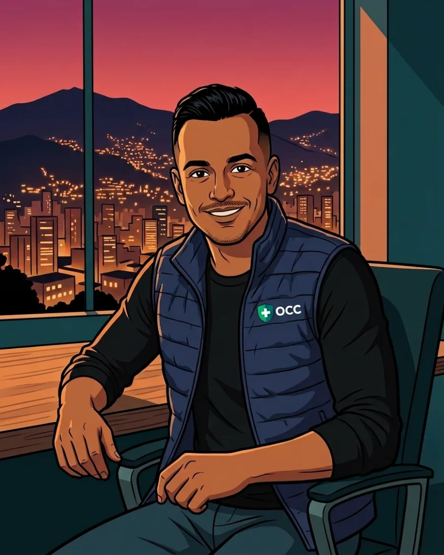 Robin K., founder of OnCallColombia